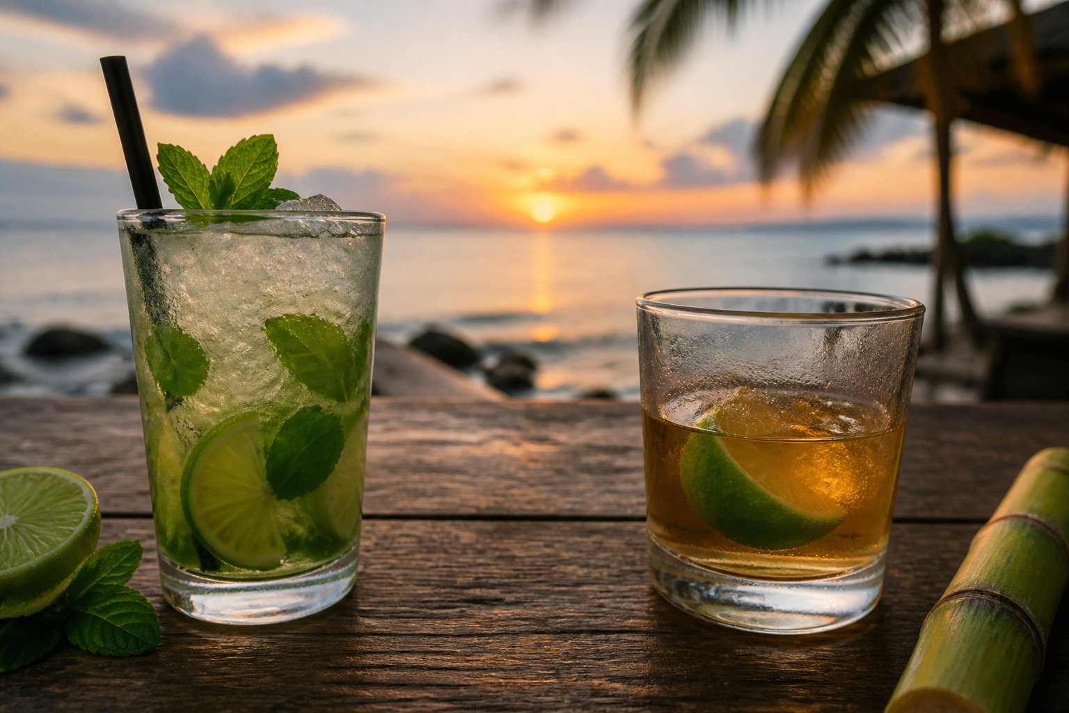 Différences techniques entre le mojito et ses cousins à base de rhum